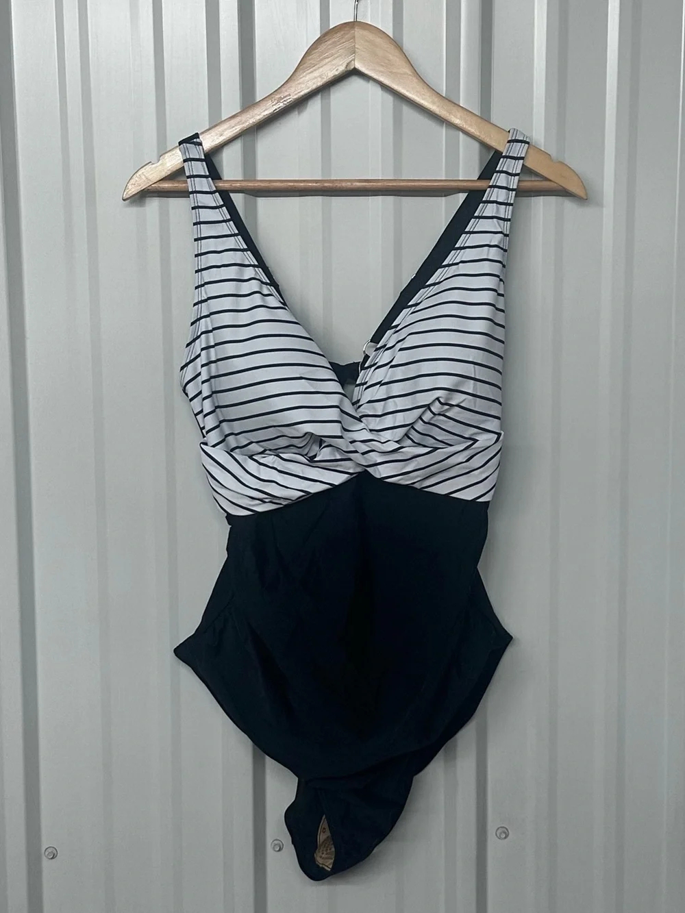Women’s Tummy Control Ruched Push Up One Piece Swimsuit Tie Back Bathing Suit